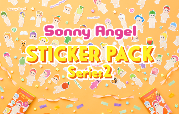 ソニーエンジェルのフレークステッカーで身の回りのものをデコレーション！「Sonny Angel STICKER PACK Series 2」発売
