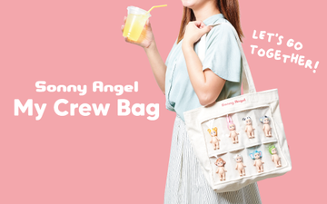 ソニーエンジェルと一緒にお出かけしよう！ミニフュギュアが8体入るトートバッグ「Sonny Angel My Crew Bag」
